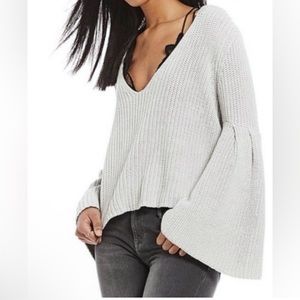 Free People Damsel Bell Sleeve Sweater